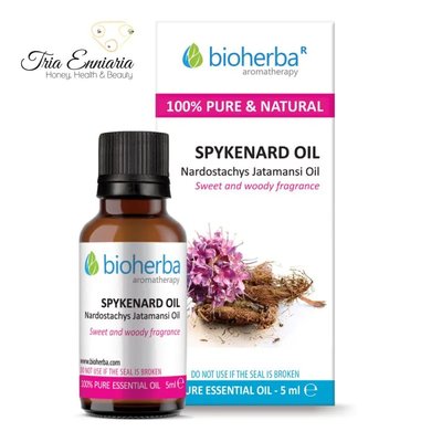 Spikenard, pure essential oil, 5 ml, bioherba, , medium