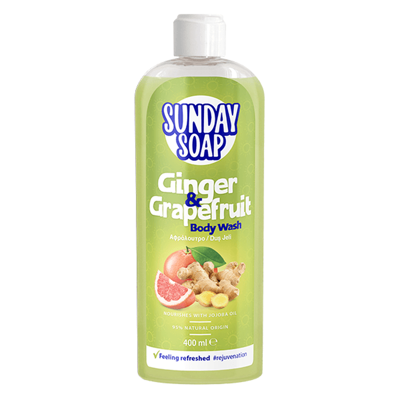 Ginger & grapefruit body wash (essentials collection)-null