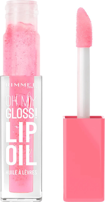 Rimmel oh my gloss! Lip oil pink flush 001, , medium