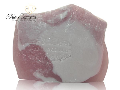 Purple velvet, handmade glycerin soap, 120 g, bioherba, , medium