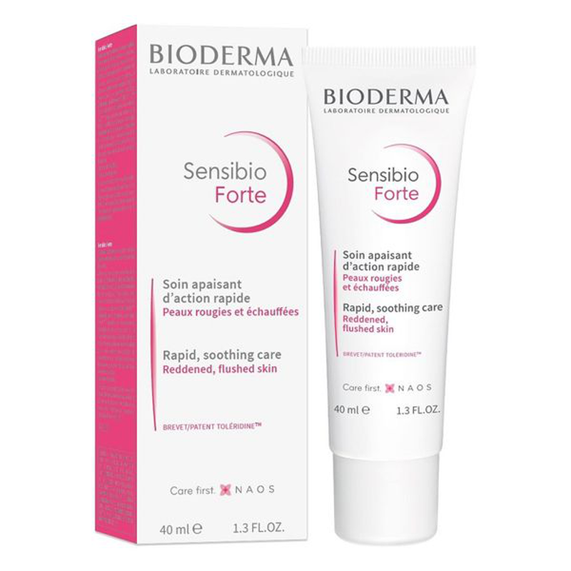Bioderma sensibio forte - face cream for rapid soothing of intolerant irritated red skin 40ml-null