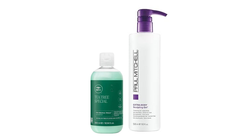 Tea tree by paul mitchell - special shampoo 300ml & extra-body sculpting gel 500ml, , medium-null