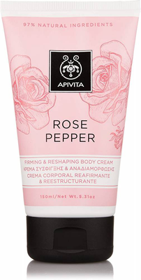 Apivita rose pepper body cream 150ml, , medium