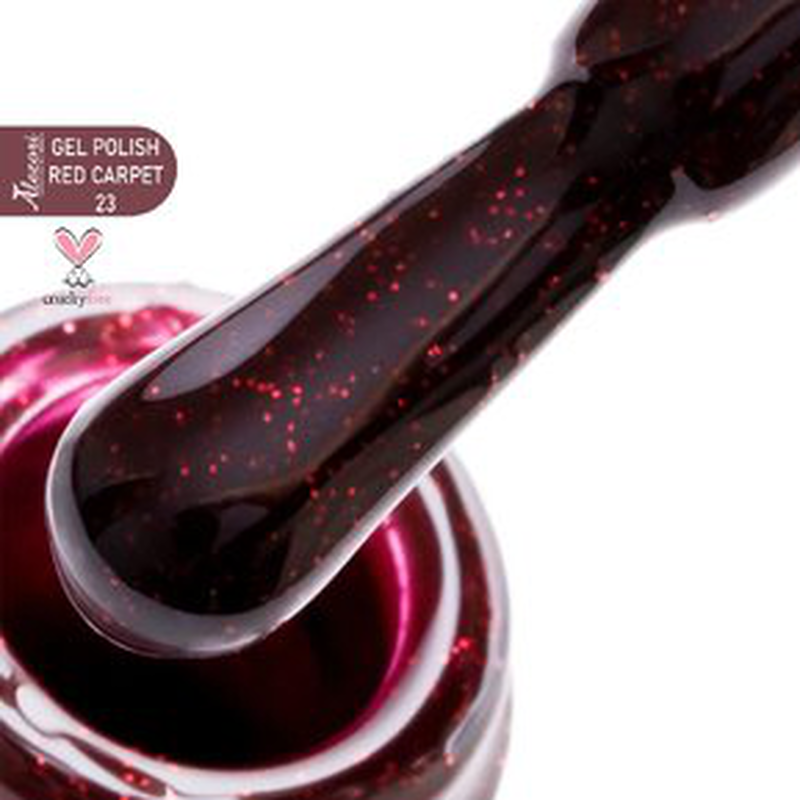 Gel polish red carpet 23 (№2975 glitter) 15ml., , medium image number null