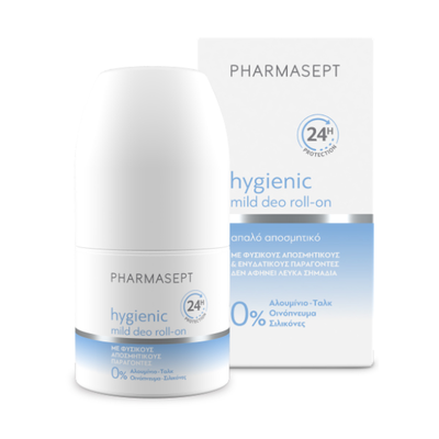 Pharmasept hygienic mild deo roll-on &alpha;&pi;&alpha;&lambda;ό &alpha;&pi;&omicron;&sigma;&mu;&eta;&tau;&iota;&kappa;ό &gamma;&iota;&alpha; &epsilon;&upsilon;&alpha;ί&sigma;&theta;&eta;&tau;&epsilon;&sigmaf; &epsilon;&pi;&iota;&delta;&epsilon;&rho;&mu;ί&delta;&epsilon;&sigmaf; 50 ml, , medium
