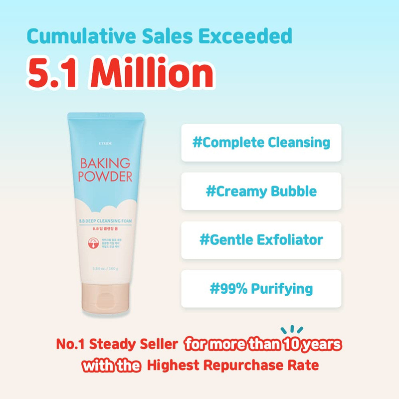 Product image: Etude house baking powder b.b deep cleansing foam 160ml-null