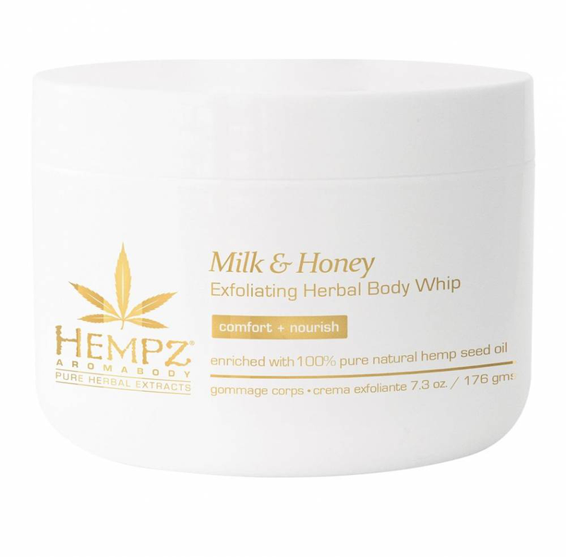 Product image: Hempz milk& honey exfoliating herbal body whip 176g-null
