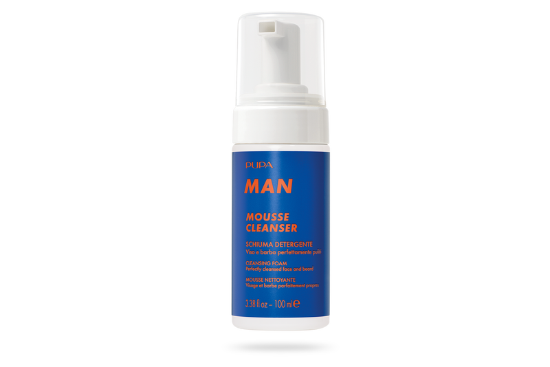 Pupa MAN mousse cleansing foam face & beard 100ml, , medium image number null