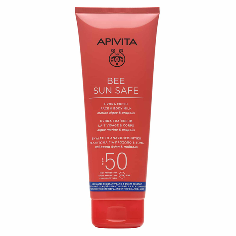 Apivita bee sun safe hydra fresh face and body milk SPF 50 200 ml-null