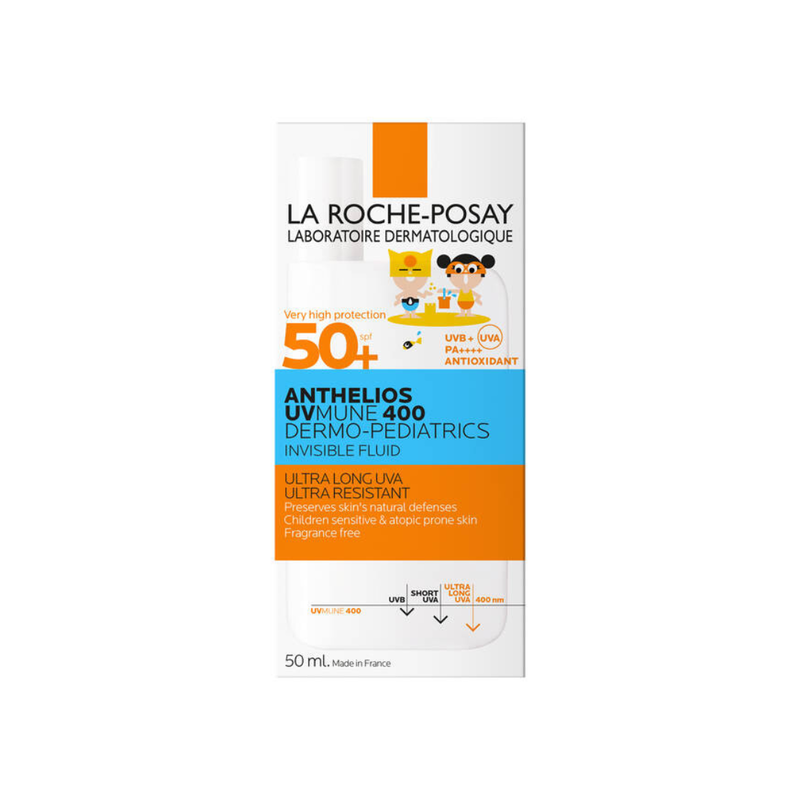 La roche-posay anthelios uvmune 400 dermo-pediatrics kids ultra light invinsible fluid SPF 50+ x 50ml-null