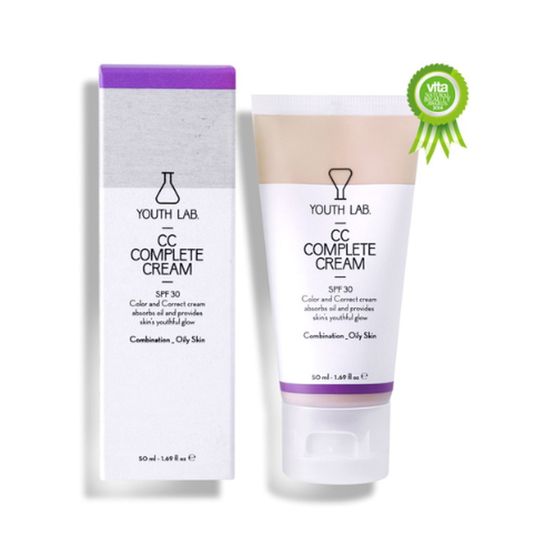 Youth lab cc complete cream SPF30 oily skin 30ml, , medium-null