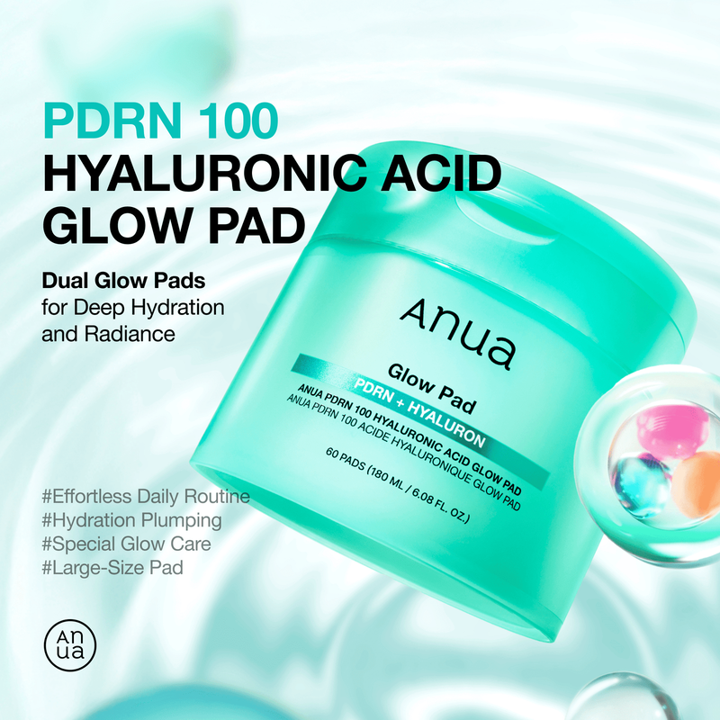Product image: Anua pdrn 100 hyaluronic acid glow pad 60ea 180ml, , medium-null