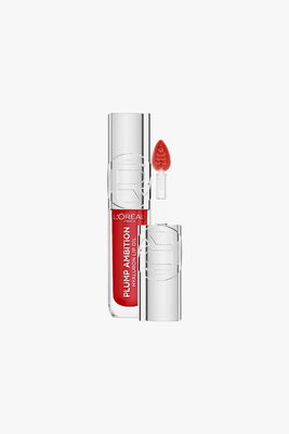 Plump ambition hyaluronic lip oil - 380 rouge in love, , medium