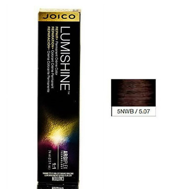 Joico lumishine permanent creme color - 5nwb 5.07, , medium-null