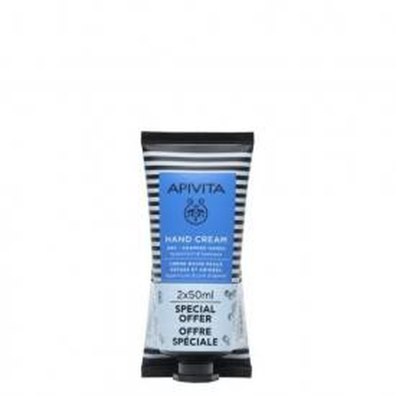 Product image: Apivita hand cream for dry - chapped hands with hypericum & beeswax 2x50ml offer pack-null