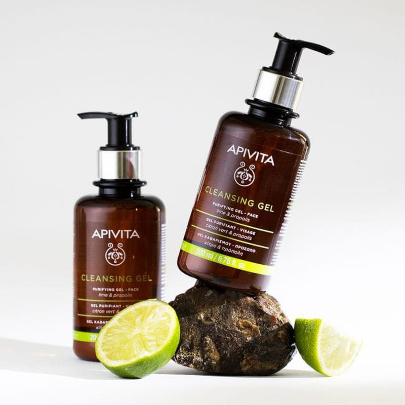 Apivita cleansing gel for oily skin 200ml image number null
