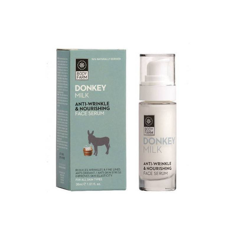 Bodyfarm donkey milk anti wrinkle & nourishing face serum 30ml image number null