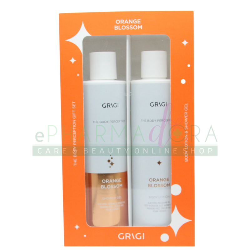 Grigi orange blossom shower gel 250ml + body lotion 250ml gift set image number null