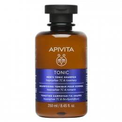 Apivita men's tonic shampoo for hair loss x 250ml
