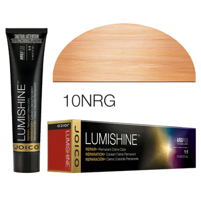 Joico lumishine permanent creme color - 10nrg, , medium