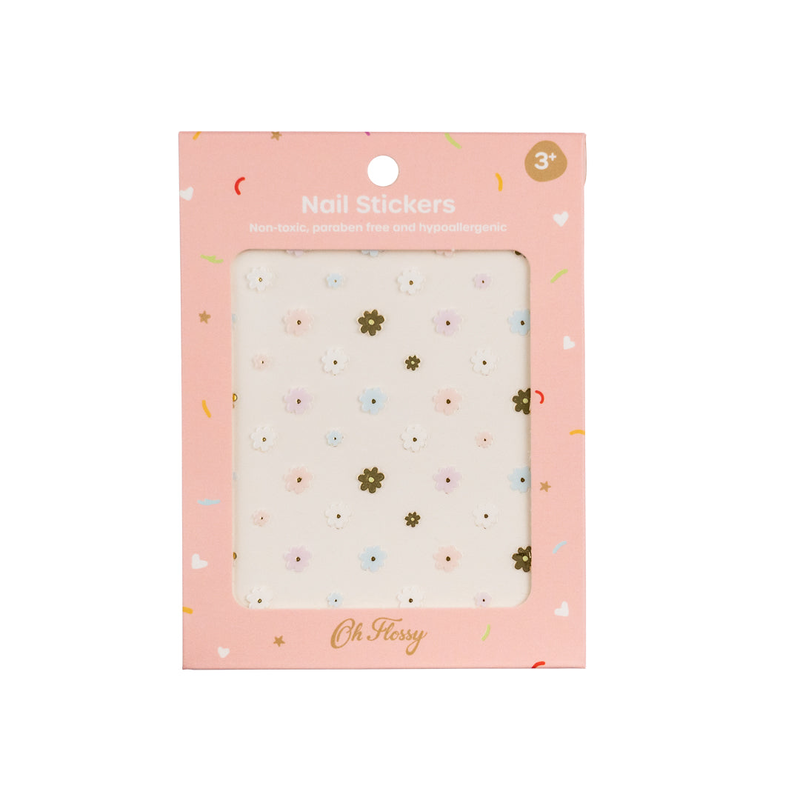 Oh flossy nail stickers - flowers, , medium image number null