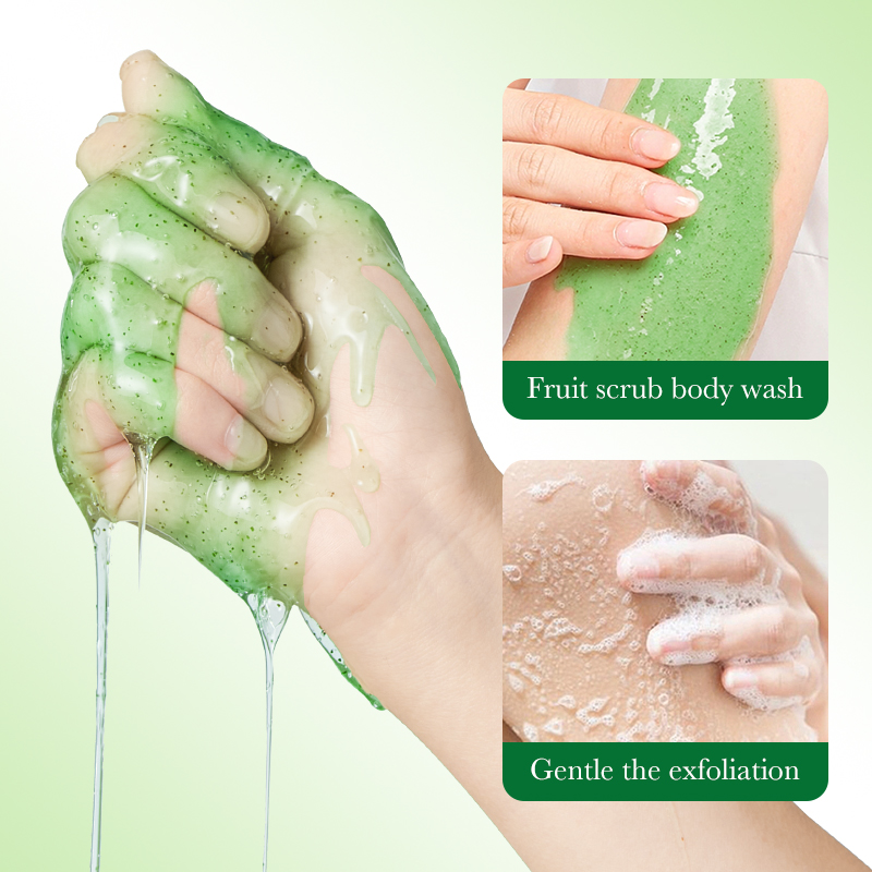 Αφρόλουτρο scrub με ακτινίδιο – ήπια απολέπιση-null