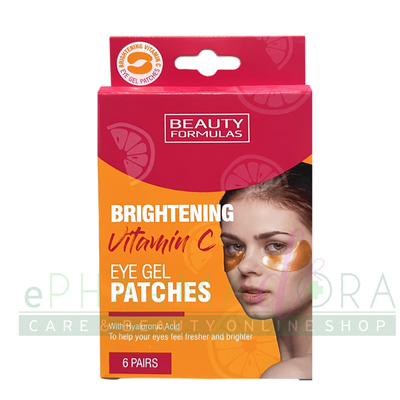 Beauty formulas brightening vitamin c eye gel patches 6 pairs, , medium