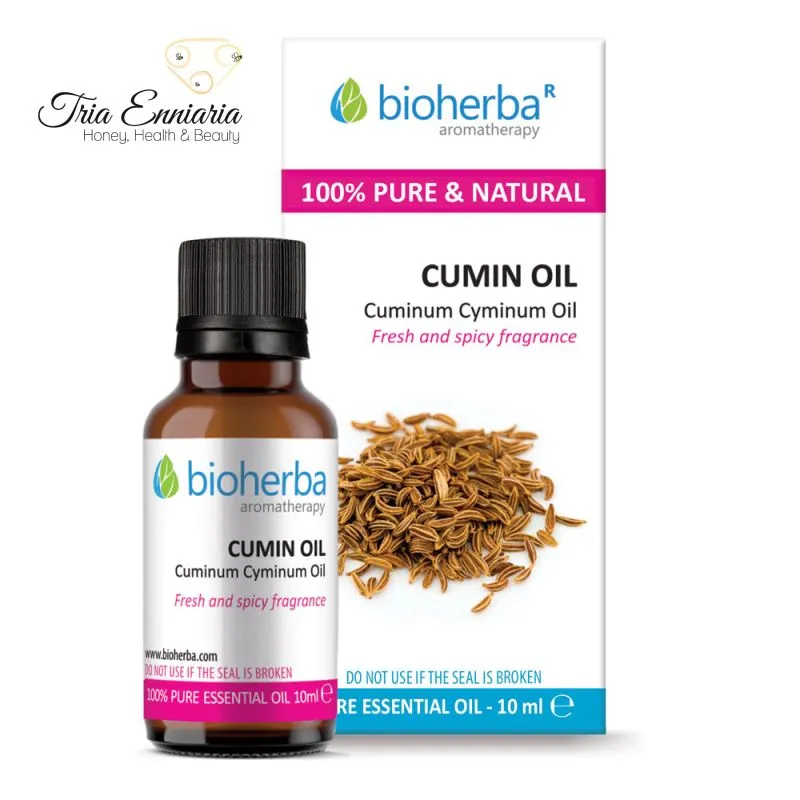 Cumin, pure essential oil, 10 ml, bioherba, , medium-null