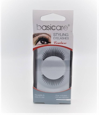 Basicare styling eyelashes couture, glue included 1218