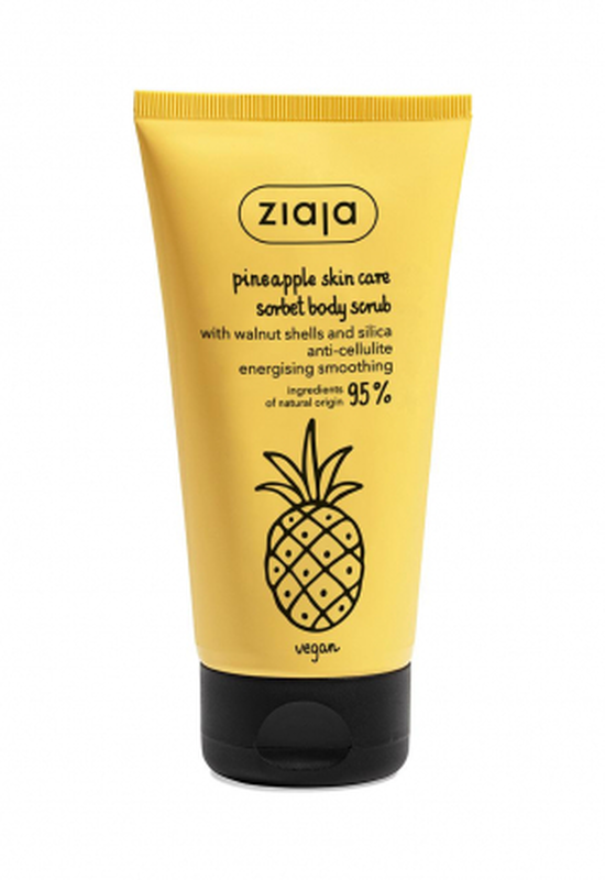 Ziaja pineapple body scrub 160ml + body mousse 160ml set-null