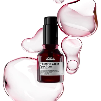 Vitamino color spectrum glass shine serum για όλους τους τύπους βαμμένων μαλλιών