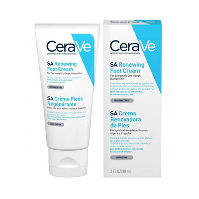 Cerave sa renewing foot cream 88ml, , medium