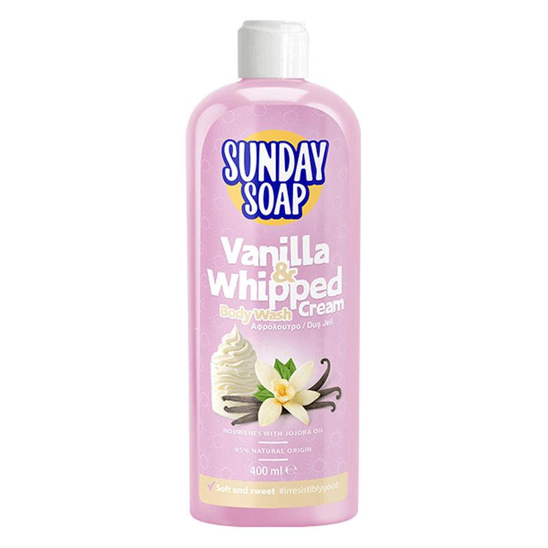 Vanilla & whipped cream body wash (sweet treats collection)-null