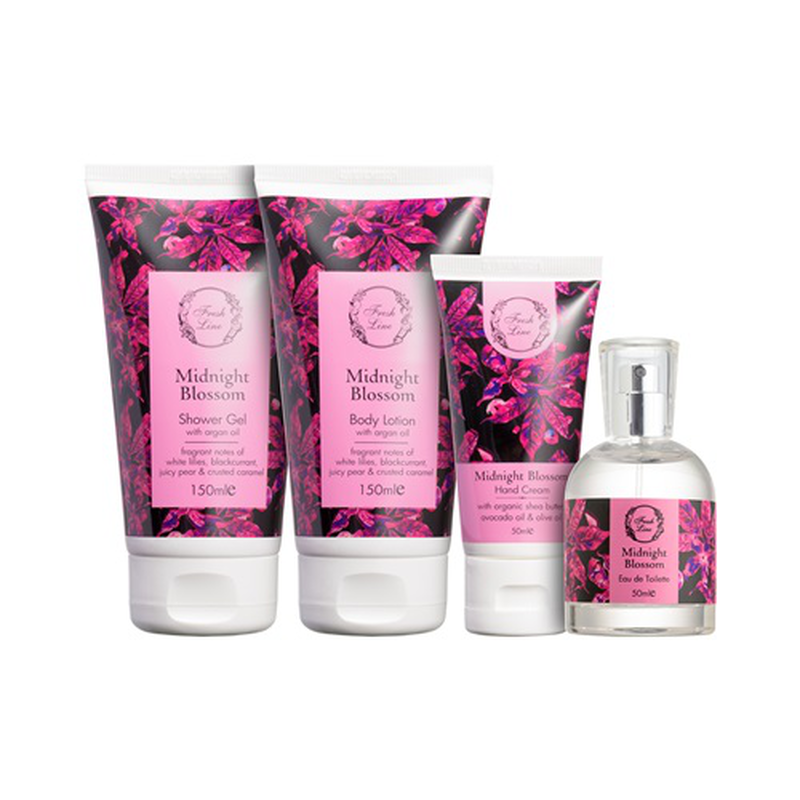 Midnight blossom body care set 4pcs., , medium image number null
