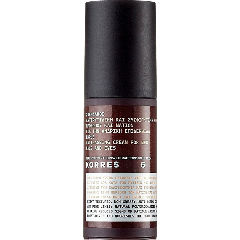 Korres anti-ageing face & eyes cream for men with mampl 50ml image number null