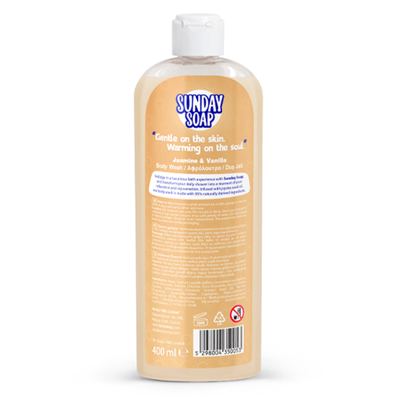 Jasmine & vanilla body wash (essentials collection)-null