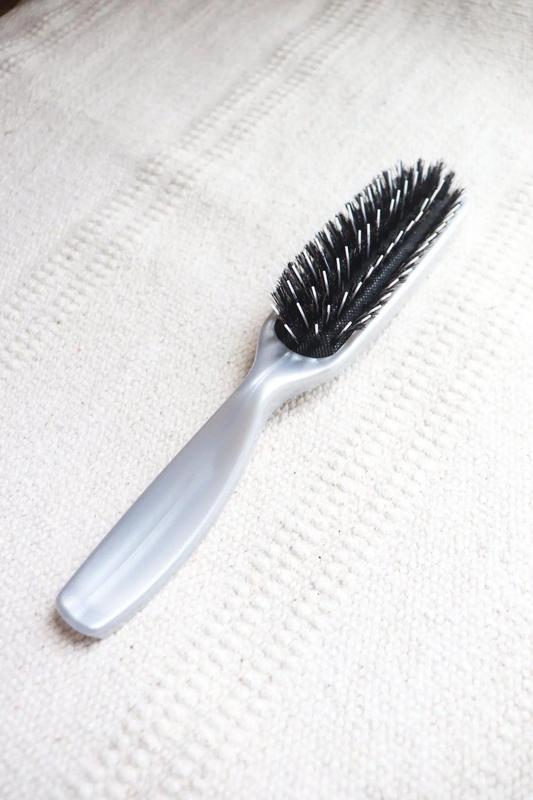 Small narrow professional boar bristle brush, , medium-null