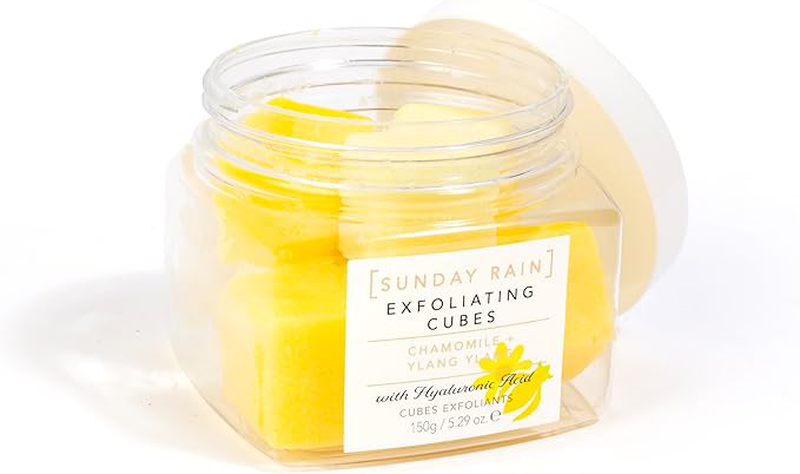 Sunday rain chamomile & ylang ylang exfoliate cubes x 150g-null