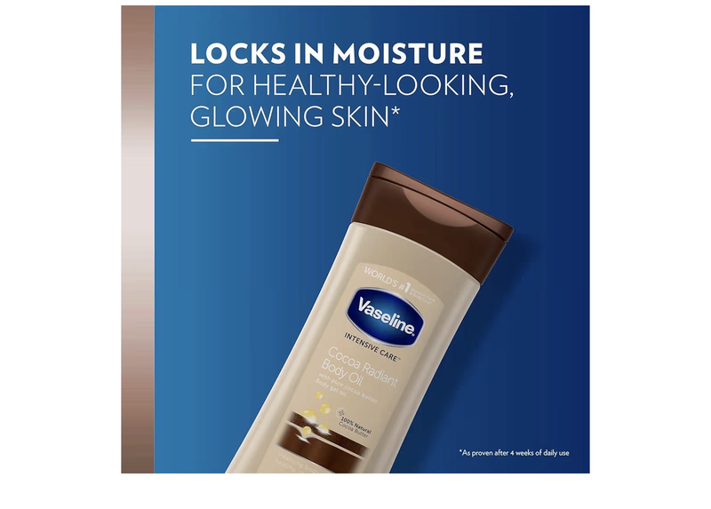 Vaseline total moisture cocoa radiant body gel oil-null