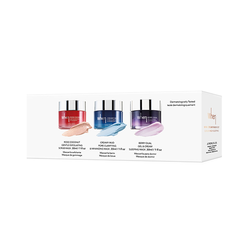 Product image: When mini cream masks trio set 90ml, , medium-null