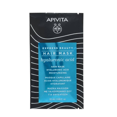 Apivita express beauty hyaluronic acid moisturizing hair mask x 20ml