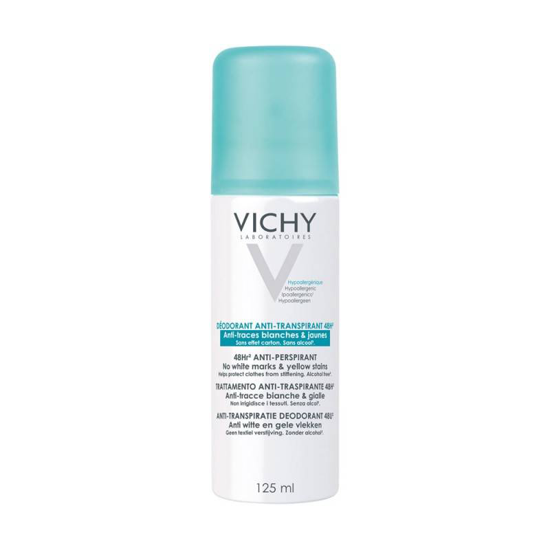 Product image: Vichy 48hours antiperspirant aerosol. No white marks& yellow stains 125ml-null