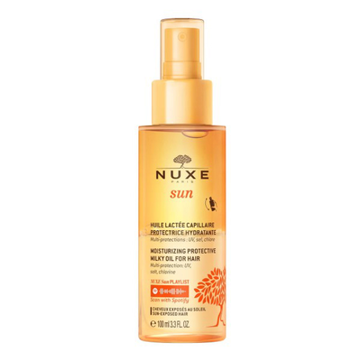 Nuxe sun moisturising protective milky hair oil &epsilon;&nu;&upsilon;&delta;&alpha;&tau;&iota;&kappa;ό &alpha;&nu;&tau;&eta;&lambda;&iota;&alpha;&kappa;ό &sigma;&pi;&rho;έ&iota; &mu;&alpha;&lambda;&lambda;&iota;ώ&nu; 100 ml, , medium