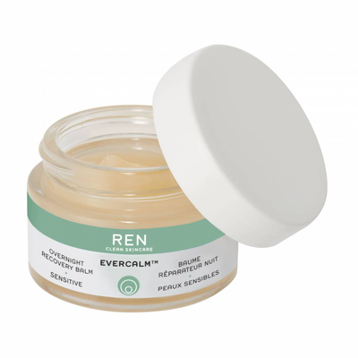 Ren clean skincare evercalm overnight recovery balm. Overnight hydrating, nourishing barrier oil 30ml, , medium