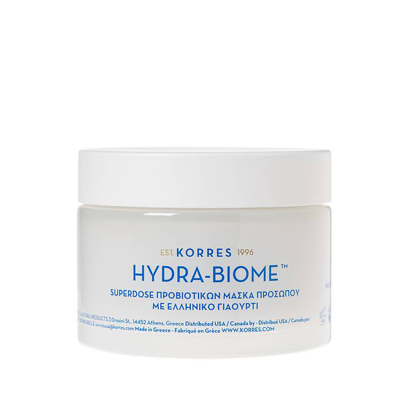 Korres hydra-biome probiotic superdose face mask with greek yogurt 100ml-null