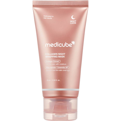 Medicube | collagen night wrapping peel off mask &mu;ά&sigma;&kappa;&alpha; &pi;&rho;&omicron;&sigma;ώ&pi;&omicron;&upsilon; &nu;&upsilon;&kappa;&tau;ό&sigmaf; &gamma;&iota;&alpha; &epsilon;&nu;&upsilon;&delta;ά&tau;&omega;&sigma;&eta; | 75ml, , medium