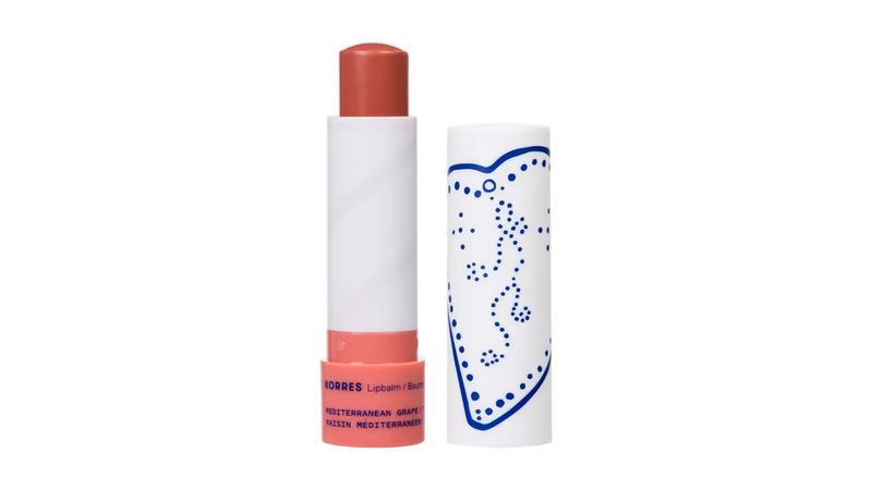 Korres lip balm mediterranean grape tinted, , medium-null