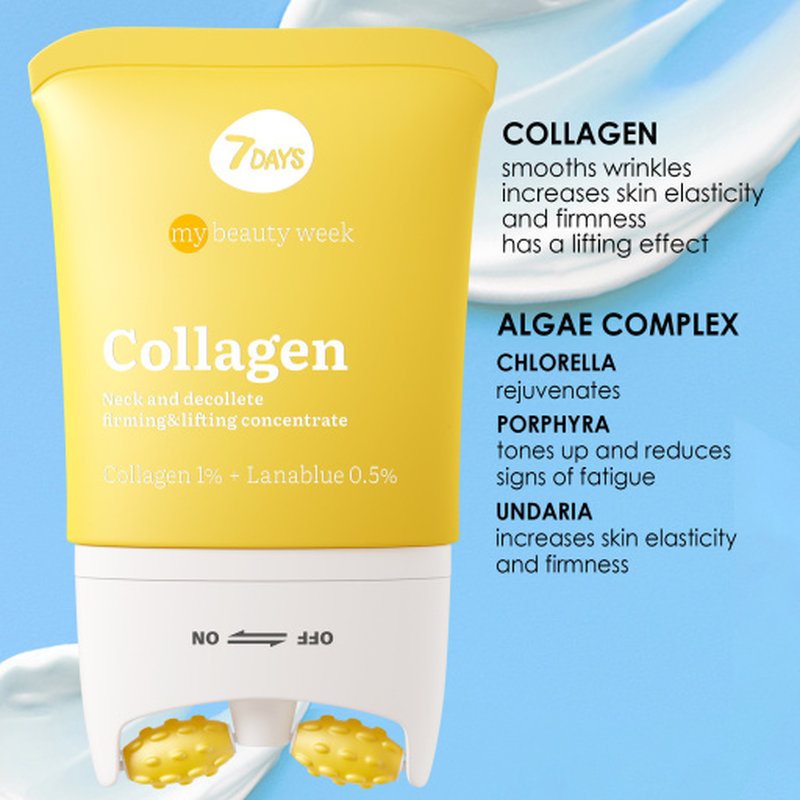 Product image: Neck and décolleté cream firming and lifting collagen & 3d massager-null