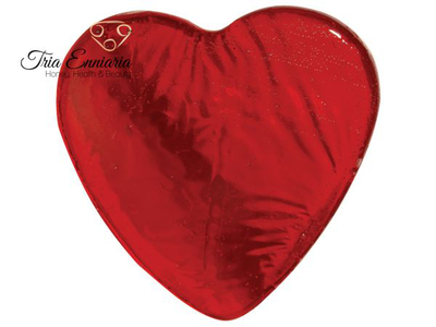Heart, handmade glycerin soap, 60 g, bioherba, , medium