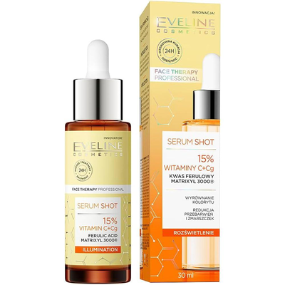 Eveline cosmetics-face serum shot 15% vitamin c+cg